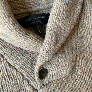 Rag and Bone men’s vintage chunky collared sweater
